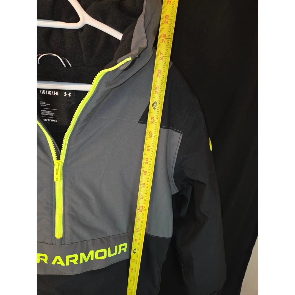 Under Armour Storm Youth Boys Anorak Jacket Youth LG ‎ Loose Fit Colorblock